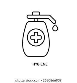 Icon a hygiene, isolated against a clean background.