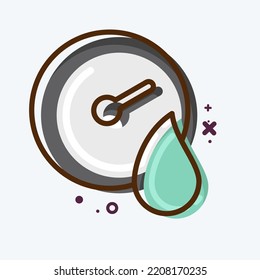 Icon Hygrometer. suitable for education symbol. MBE style. simple design editable. design template vector. simple illustration