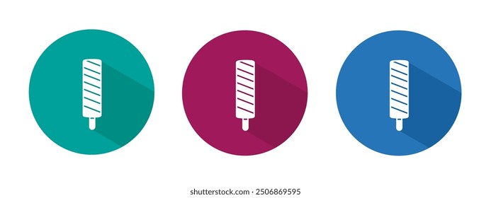 Icon for ice cream vector illustration in flat.