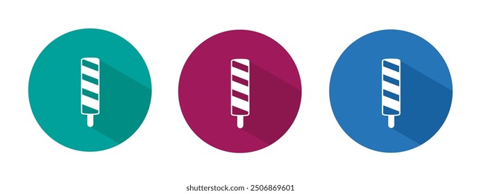 Icon for ice cream vector illustration in flat.
