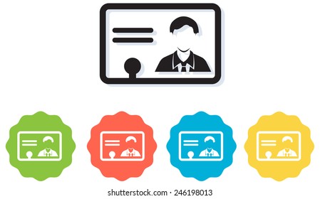 Icon - Id Card - Illustration