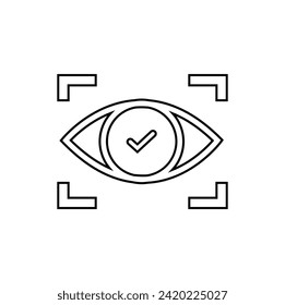 icono, id, identidad, tarjeta, reconocimiento, identificación, pasaporte, biométrico, firma, cheque, licencia, cara, escaneo, dedo, robo, huella dactilar, set, vector, ilustración, ojo, insignia, dna, en línea, sólido