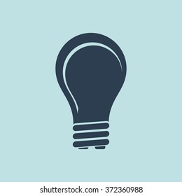 Icon of Idea Bulb. EPS-10.
