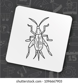 icon idea face bug