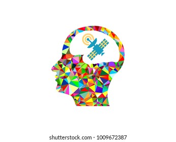 Icon idea modern. Icon idea symbol isolated on white background. Vector illustration EPS10.