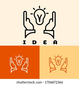 icon idea with style line