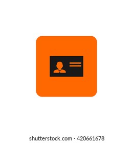 Icon Identification card.