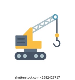 An icon illustrating construction cranes.