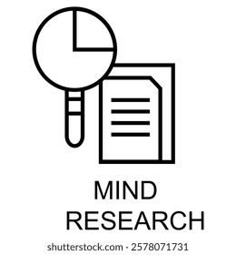 An icon illustrating the study of human cognition and neuroscience.