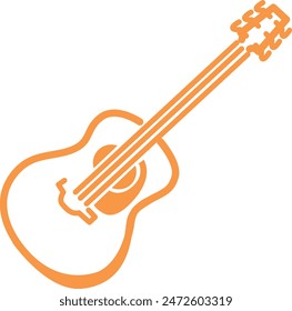An icon illustration of an acoustic guitar.
(Not AI-generated)