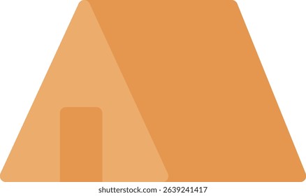 Icon illustration of camping tent