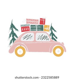 icon illustration for christmas can be for stickers and clothes