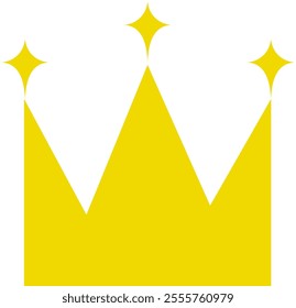 It is an icon illustration of the crown.