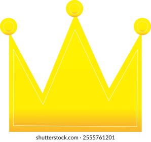 It is an icon illustration of the crown.