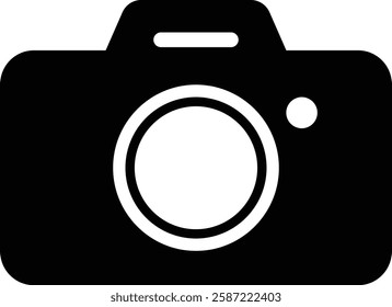 Icon illustration of digital camera