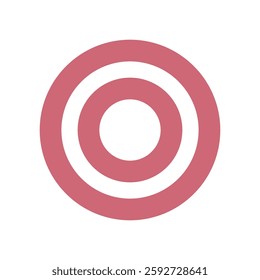 Icon illustration of a double circle