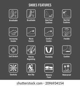 Icon illustration file related to shoe functionality.