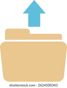 Symbol für das Hochladen von Ordnern
