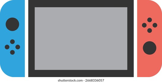 Icon illustration of game console