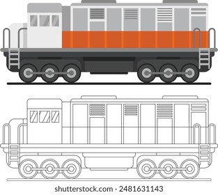 Icon-Illustration Kopfzug Kai Vektorgrafik 