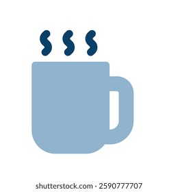 Icon illustration of a hot drink