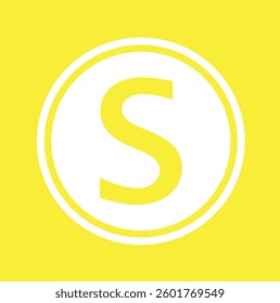 An Icon Illustration Isolated on a Background - S