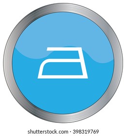 An Icon Illustration Isolated on a Background - Iron