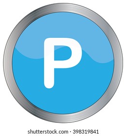 An Icon Illustration Isolated on a Background - P