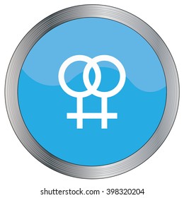 An Icon Illustration Isolated on a Background - Male Sex Symbol