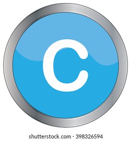 An Icon Illustration Isolated on a Background - C