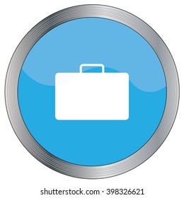 An Icon Illustration Isolated on a Background - Briefcase