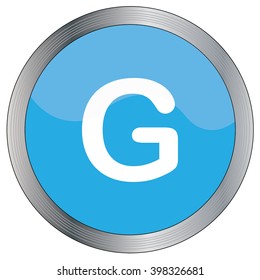 An Icon Illustration Isolated on a Background - G