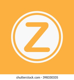 An Icon Illustration Isolated on a Background - Z