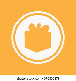 An Icon Illustration Isolated on a Background - Present
