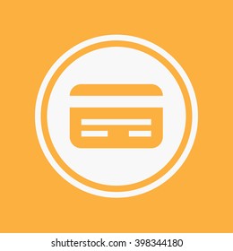 An Icon Illustration Isolated on a Background - ID Card