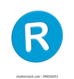 An Icon Illustration Isolated on a Background - R