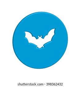 An Icon Illustration Isolated on a Background - Bat