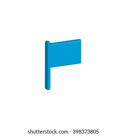 An Icon Illustration Isolated on a Background - Flag