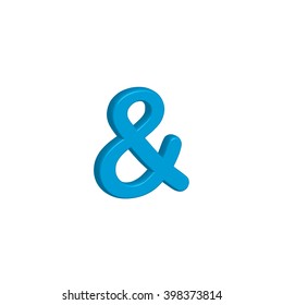 An Icon Illustration Isolated on a Background - Ampersand
