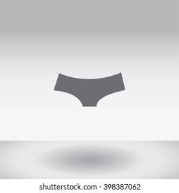 An Icon Illustration Isolated on a Background - Womens Briefs