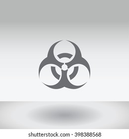 An Icon Illustration Isolated on a Background - Radio Active Rounded