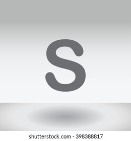 An Icon Illustration Isolated on a Background - S