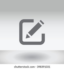 An Icon Illustration Isolated on a Background - Pen Icon