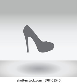 An Icon Illustration Isolated on a Background - High Heels