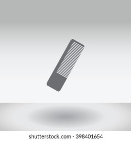 An Icon Illustration Isolated on a Background - Hairbrush