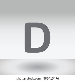 An Icon Illustration Isolated on a Background - D
