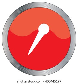 An Icon Illustration Isolated on a Background - Microphone