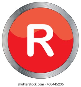 An Icon Illustration Isolated on a Background - R