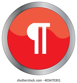 An Icon Illustration Isolated on a Background - Paragraph