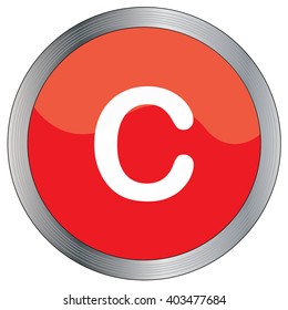 An Icon Illustration Isolated on a Background - C
